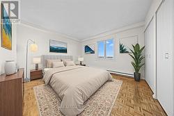 Virtually staged bedroom - 