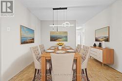 Virtually staged Dining room - 
