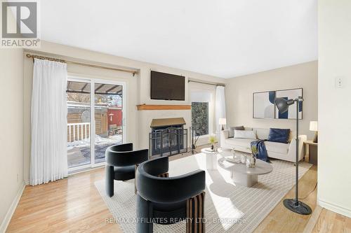 2 Shadow Court, Ottawa, ON - Indoor Photo Showing Living Room With Fireplace