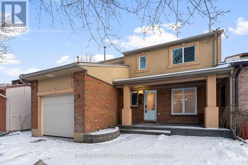 Interlock driveway and walkways, overlooking park - 31 Exeter Drive, Ottawa, ON - Outdoor