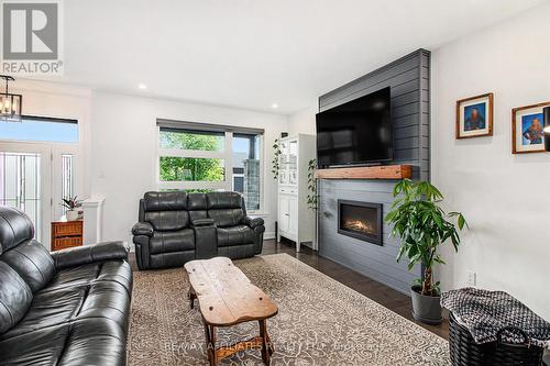 129 Lyon Street, Russell, ON - Indoor Photo Showing Living Room With Fireplace