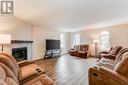 39 Inwood Drive, Ottawa, ON - Indoor Photo Showing Living Room With Fireplace