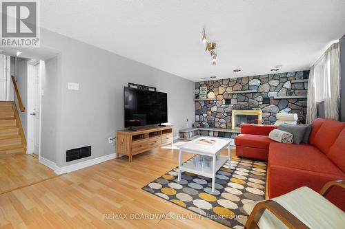 Great Family Room! - 164 Napoleon Street, Carleton Place, ON - Indoor Photo Showing Living Room With Fireplace