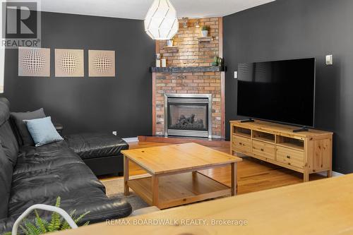 Cozy Gas Fireplace - 164 Napoleon Street, Carleton Place, ON - Indoor Photo Showing Living Room With Fireplace