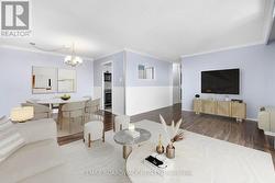 Open concept living room/dining room - 