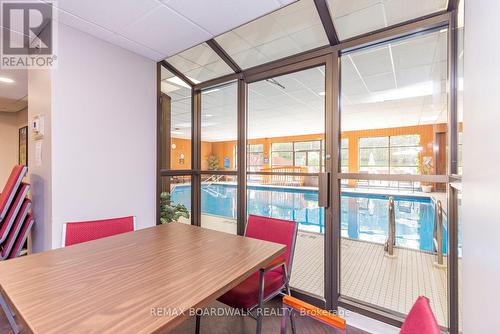 Pool view from party room - 2305 - 1025 Richmond Road, Ottawa, ON - Indoor