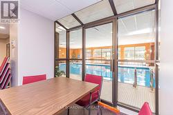 Pool view from party room - 