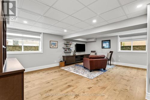 SPACIOUS LOWER LEVEL FAMILY ROOM W/ HEATED FLOORS. - 217 Belford Crescent, Ottawa, ON - Indoor