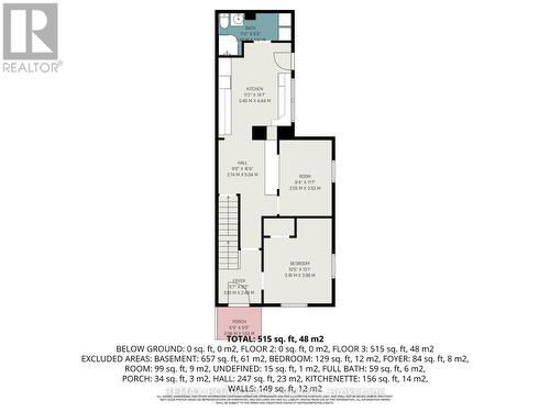 Floor Plan 1st Level - 20 Montague Street, Smiths Falls, ON - Other