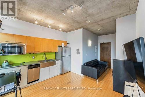 505 - 383 Cumberland Street, Ottawa, ON - Indoor Photo Showing Kitchen With Double Sink