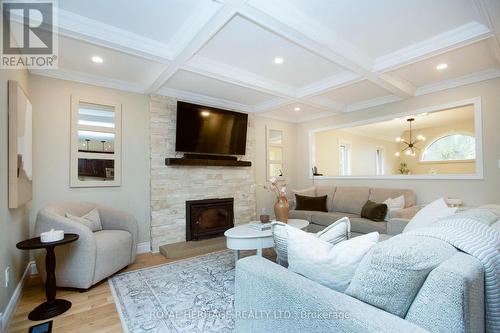31 Ambleside Drive, Scugog, ON - Indoor Photo Showing Living Room With Fireplace