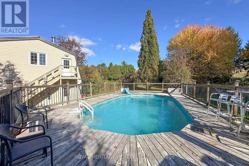 31 Ambleside Drive, Scugog, ON - Outdoor With Above Ground Pool With Deck Patio Veranda