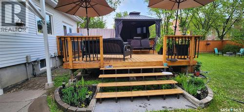 845 Alder Avenue, Moose Jaw, SK - Outdoor With Deck Patio Veranda With Exterior