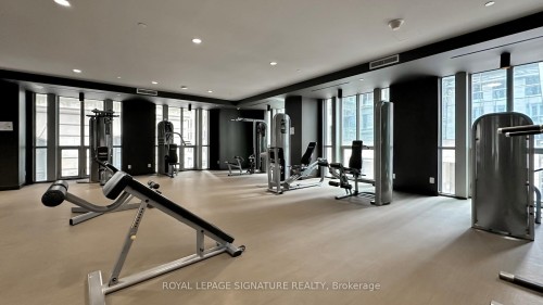 2608-70 Temperance Street, Toronto, ON - Indoor Photo Showing Gym Room
