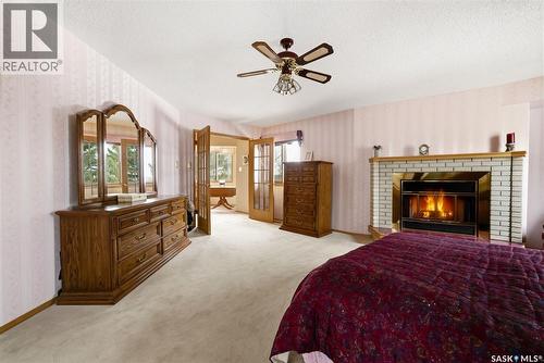 250 Prospect Crescent, Lumsden, SK - Indoor With Fireplace