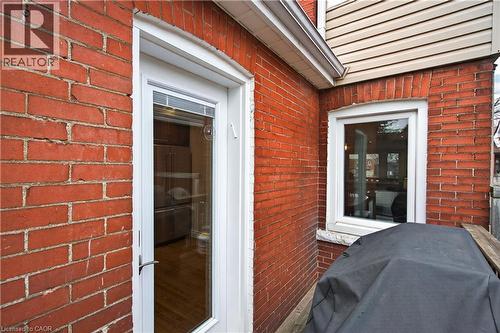 Entrance to property featuring brick siding - 248 London Street S, Hamilton, ON - Outdoor With Exterior