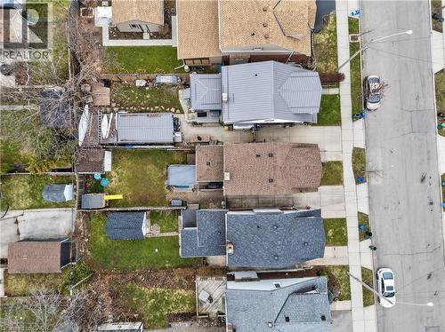 Aerial perspective of suburban area - 248 London Street S, Hamilton, ON - Outdoor
