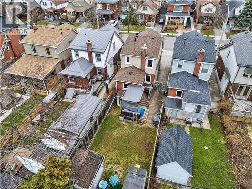 Aerial view of residential area - 248 London Street S, Hamilton, ON - Outdoor