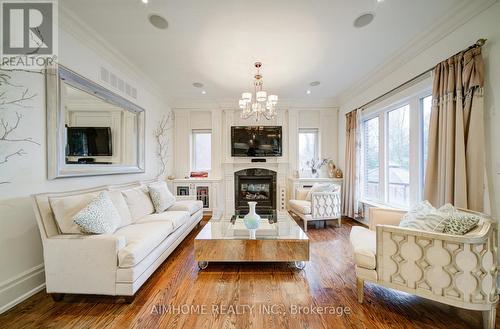 38 Pheasant Road, Toronto, ON - Indoor Photo Showing Living Room With Fireplace
