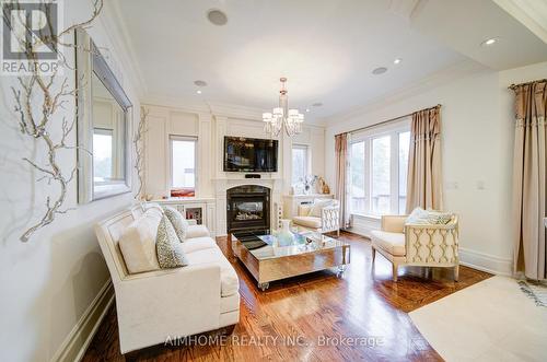 38 Pheasant Road, Toronto, ON - Indoor Photo Showing Living Room With Fireplace