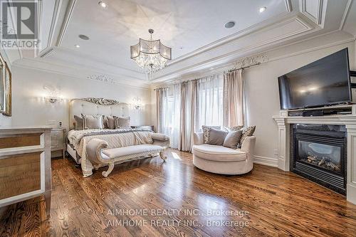 38 Pheasant Road, Toronto, ON - Indoor Photo Showing Bedroom With Fireplace