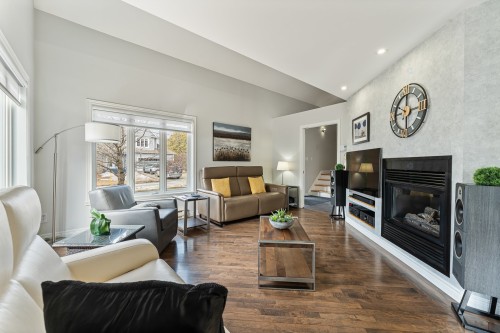 Salon - 2049 Rue Pierre-Hamel, Magog, QC - Indoor Photo Showing Living Room With Fireplace