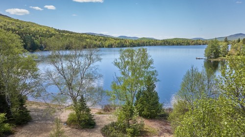 Accès au plan d'eau - 15 Ch. Joseph-Robert, Saint-Donat, QC - Outdoor With Body Of Water With View