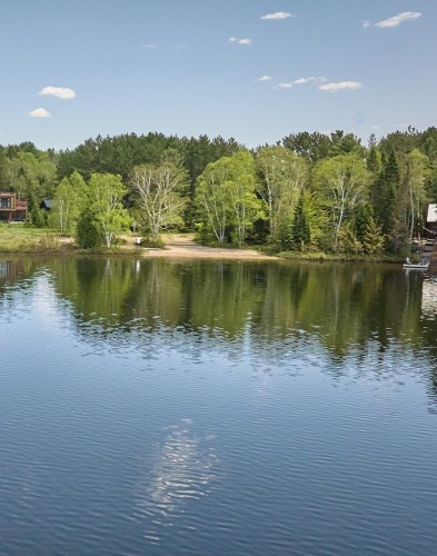 Accès au plan d'eau - 15 Ch. Joseph-Robert, Saint-Donat, QC - Outdoor With Body Of Water With View