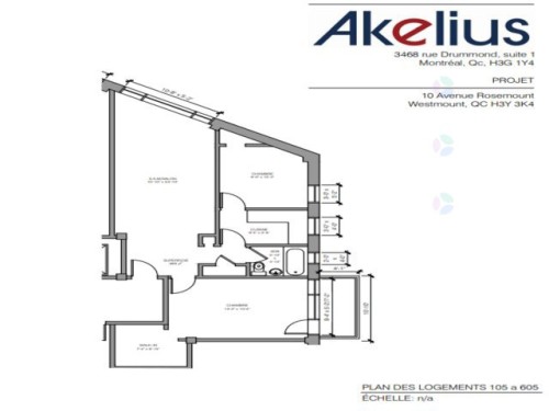 Plan (croquis) - 505-10 Av. Rosemount, Westmount, QC - Other