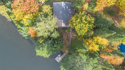 Photo aérienne - 138-139-2500 Ch. Des Chênes E., La Conception, QC - Outdoor With Body Of Water With View