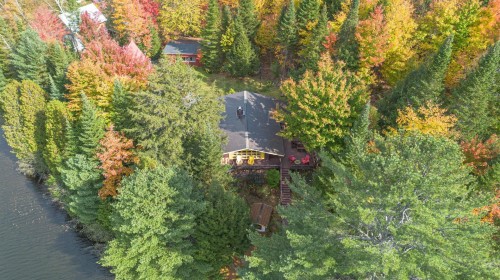 Photo aérienne - 138-139-2500 Ch. Des Chênes E., La Conception, QC - Outdoor With Body Of Water With View