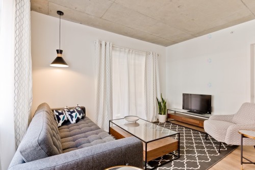 Living Room - 402-81 Rue Wellington S., Sherbrooke (Les Nations), QC - Indoor Photo Showing Living Room