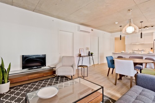 Living Room - 402-81 Rue Wellington S., Sherbrooke (Les Nations), QC - Indoor