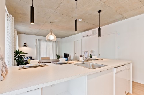 Kitchen - 402-81 Rue Wellington S., Sherbrooke (Les Nations), QC - Indoor Photo Showing Kitchen