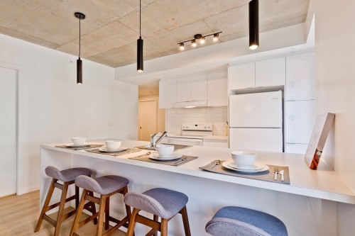 Kitchen - 402-81 Rue Wellington S., Sherbrooke (Les Nations), QC - Indoor Photo Showing Kitchen