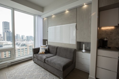 Living Room - 1911-1188 Rue St-Antoine O., Montréal (Ville-Marie), QC - Indoor