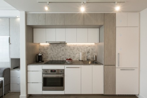 Kitchen - 1911-1188 Rue St-Antoine O., Montréal (Ville-Marie), QC - Indoor Photo Showing Kitchen
