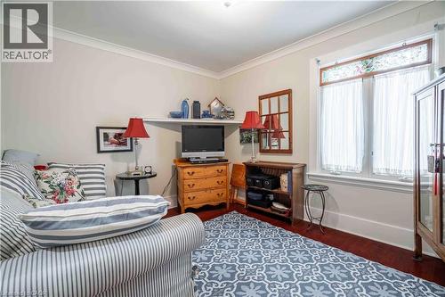 Second spare bedroom presently used as TV room. - 99 Argyle Street N, Caledonia, ON - Indoor Photo Showing Bedroom