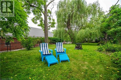 Enjoy the mature trees and foliage as a respite from the busyness of life. - 99 Argyle Street N, Caledonia, ON - Outdoor