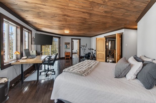 Chambre à coucher principale - 32 Ch. Dupuis, La Minerve, QC - Indoor Photo Showing Bedroom