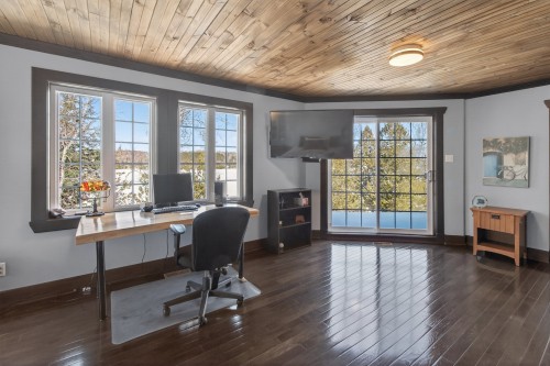 Chambre à coucher principale - 32 Ch. Dupuis, La Minerve, QC - Indoor Photo Showing Office
