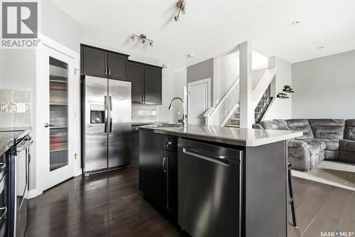 5343 Universal Crescent, Regina, SK - Indoor Photo Showing Kitchen With Upgraded Kitchen