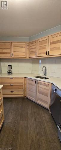 Kitchen w/ Stainless Steel Appliances - 175 E Hunter Street E Unit# 404, Hamilton, ON - Indoor Photo Showing Garage