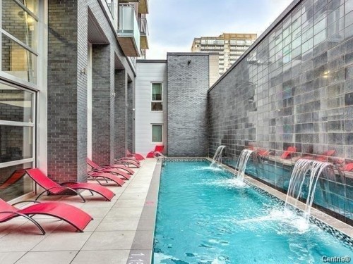 Autre - 1406-2117 Rue Tupper, Montréal (Ville-Marie), QC - Outdoor With In Ground Pool With Exterior