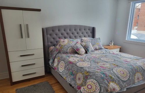 Master Bedroom - 6564 20E Avenue, Montréal (Rosemont/La Petite-Patrie), QC - Indoor Photo Showing Bedroom