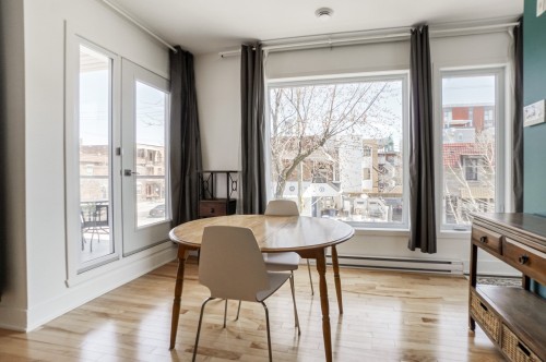 Salle à manger - 202-25 Rue Bélanger, Montréal (Rosemont/La Petite-Patrie), QC - Indoor Photo Showing Dining Room