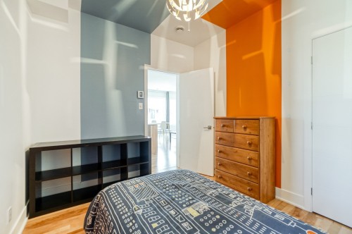 Chambre à coucher - 202-25 Rue Bélanger, Montréal (Rosemont/La Petite-Patrie), QC - Indoor Photo Showing Bedroom