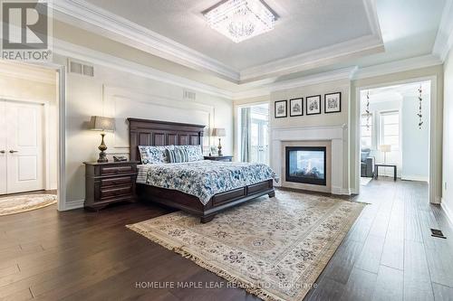 44 Herringbone Crescent, Brampton, ON - Indoor Photo Showing Bedroom With Fireplace