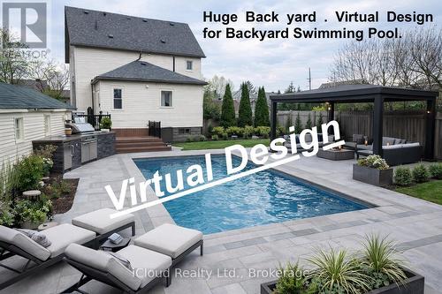 405 Upper Wentworth Street, Hamilton, ON - Outdoor With In Ground Pool With Deck Patio Veranda