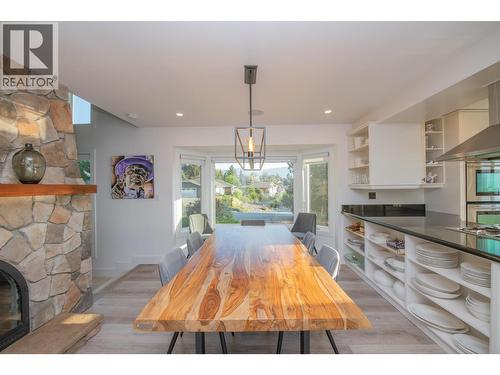 702 Cypress Drive, Coldstream, BC - Indoor With Fireplace